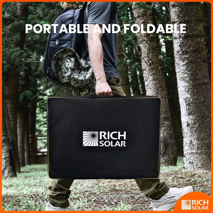 Rich Solar MEGA 100 Watt Briefcase Portable Solar Charging Kit