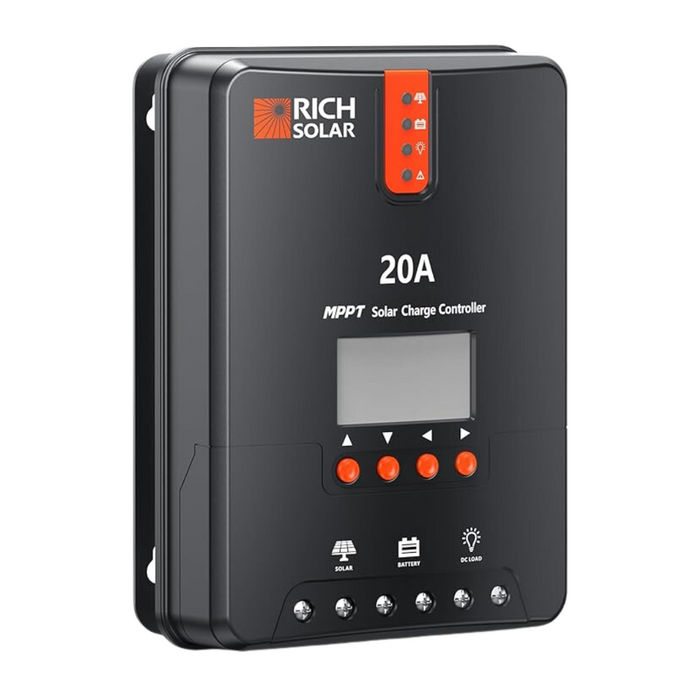 Rich Solar 20 Amp MPPT Solar Charge Controller