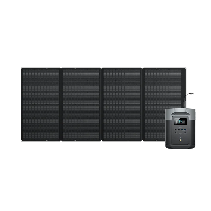 EcoFlow DELTA 2 Max + 160W Portable Solar Panel