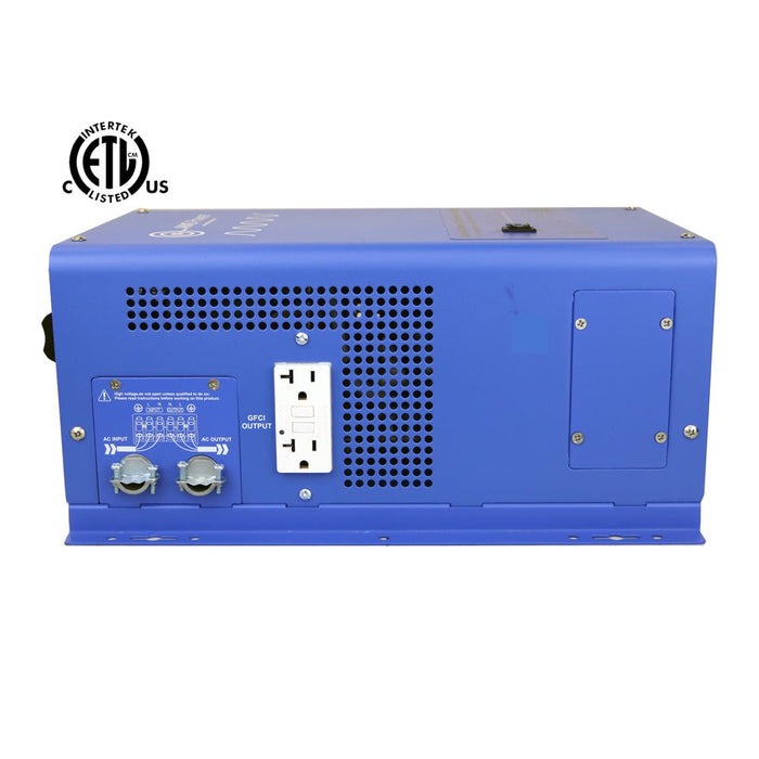 Aims Power 1500 Watt Pure Sine Inverter Charger - ETL Listed Conforms to UL458 / CSA Standards - Off Grid Stores