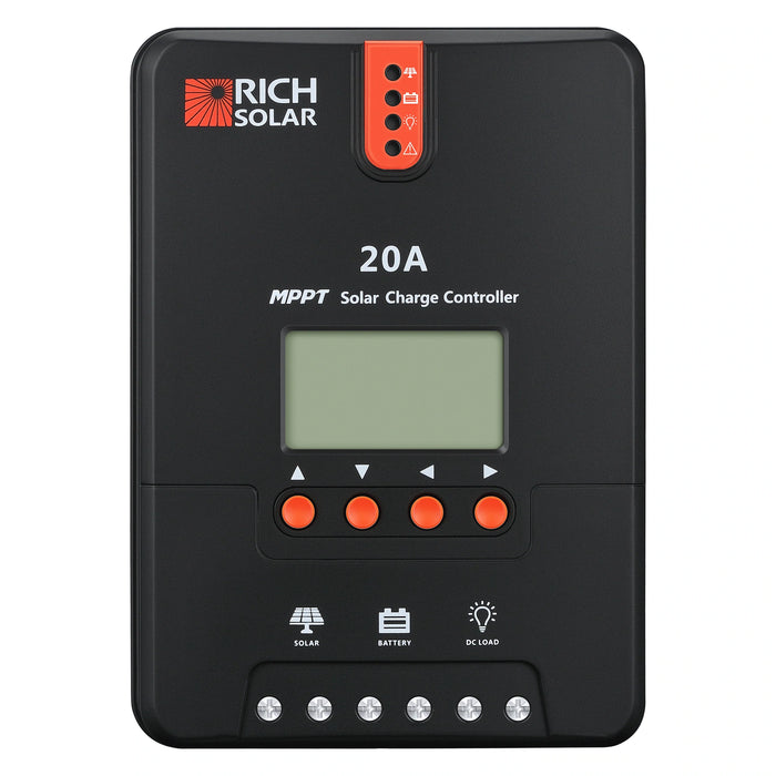 Rich Solar 20 Amp MPPT Solar Charge Controller - Off Grid Stores