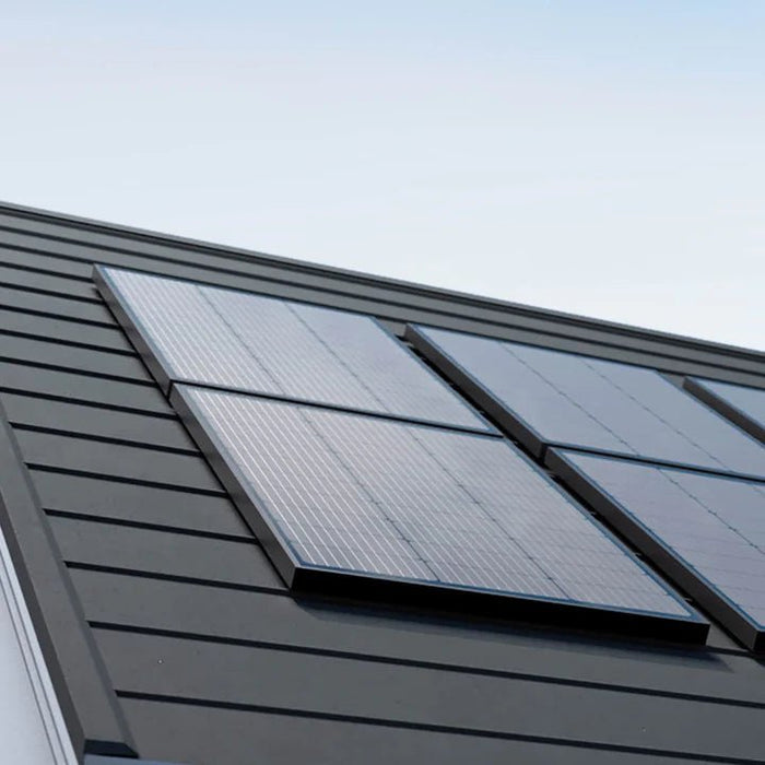 2 x EcoFlow 100W Rigid Solar Panel + 2 x Rigid Solar Panel Mounting Feet - Off Grid Stores
