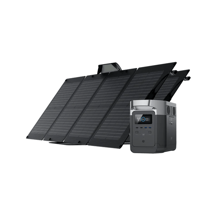 EcoFlow DELTA 1000 + 110W Portable Solar Panel - Off Grid Stores
