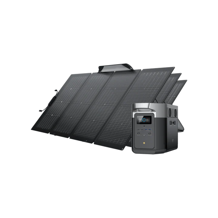 EcoFlow DELTA Max 2000 + 220W Portable Solar Panel - Off Grid Stores