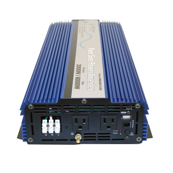 Aims Power 3000 Watt Pure Sine Inverter ETL Listed conforms to UL 458 / CSA 22.2 - Off Grid Stores