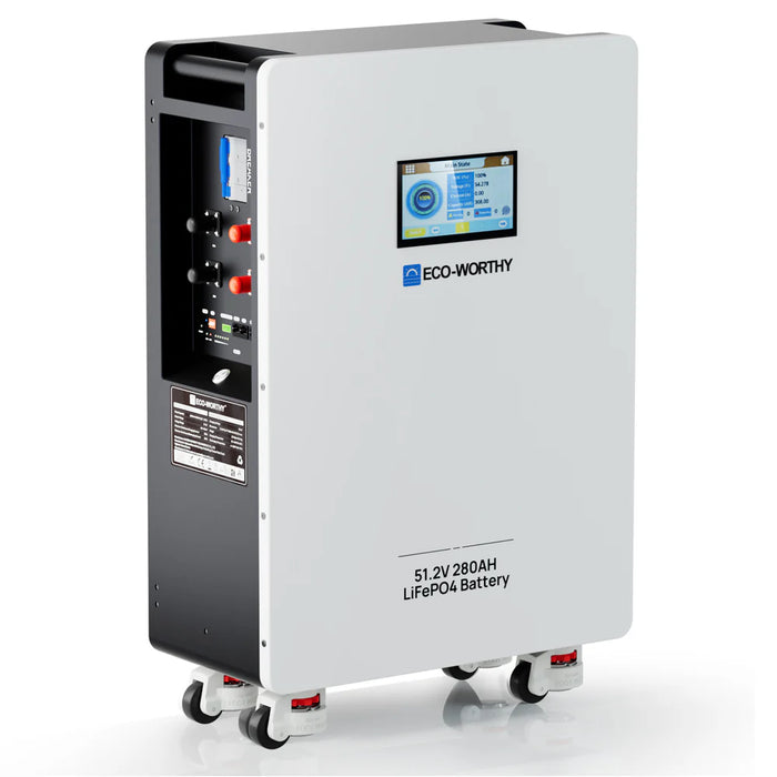ECO-WORTHY 51.2V 280Ah LiFePO4 Battery
