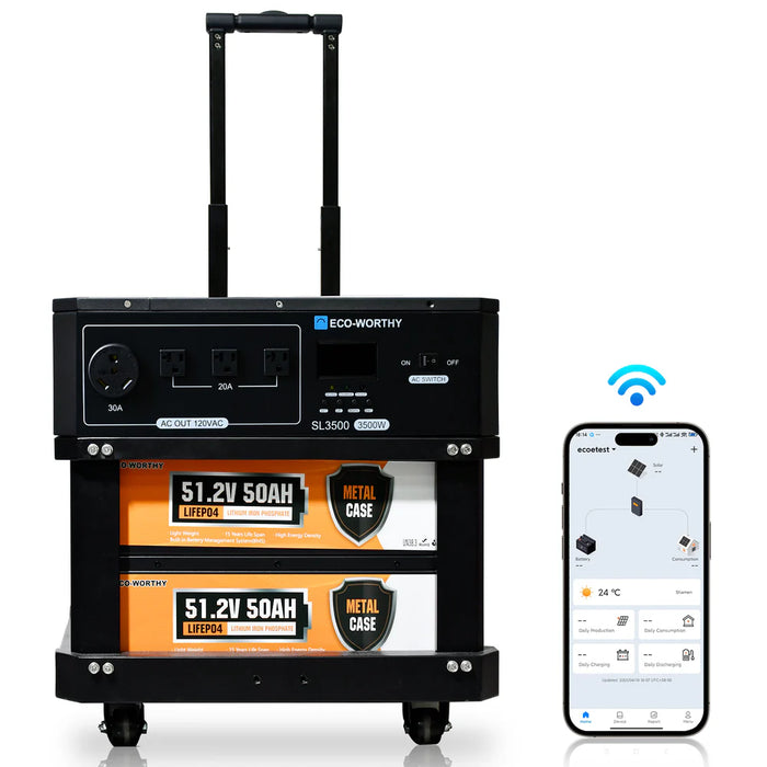 ECO-WORTHY SL3500 3500kW Stackable Power Station