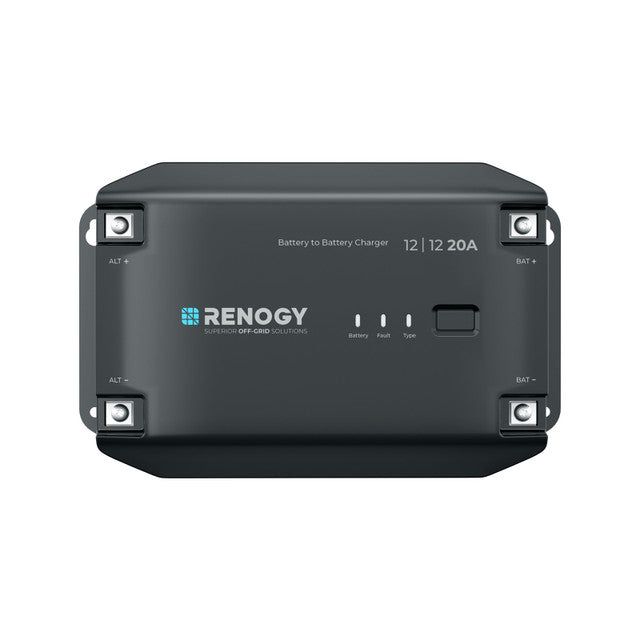 Renogy 12V 20A DC to DC Battery Charger - Off Grid Stores