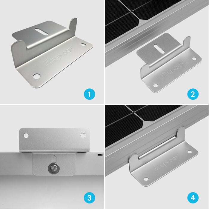 Renogy Solar Panel Mounting Z Brackets