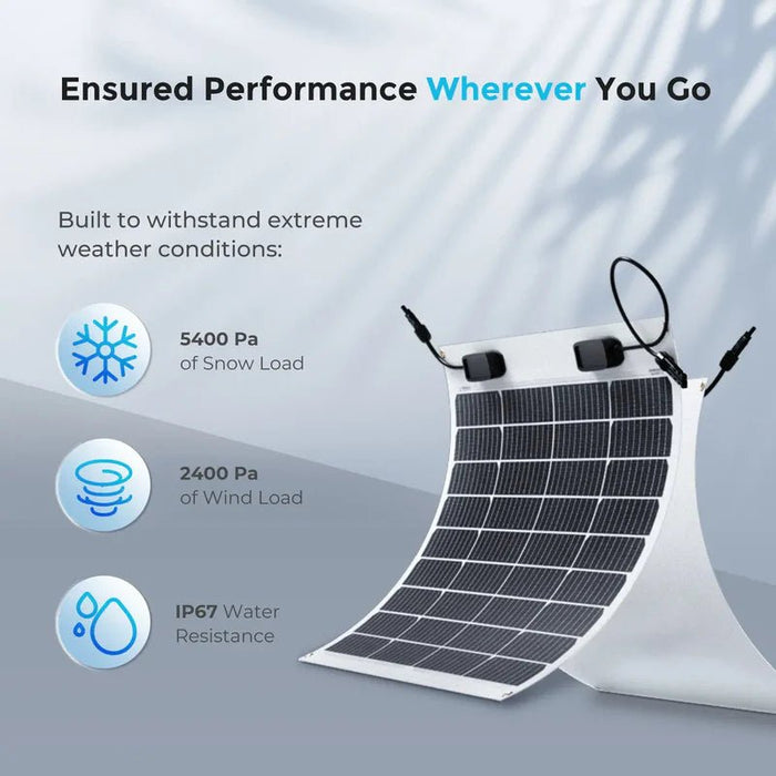 Renogy 50 Watt 12 Volt Flexible Monocrystalline Solar Panel - Off Grid Stores