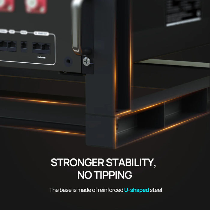 ECO-WORTHY 6-Layer 19 Inch Rack for 3U Server Rack Battery