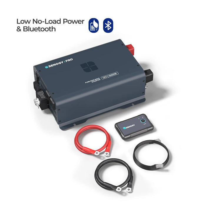 Renogy Pro 12V 1000W Pure Sine Wave Inverter with Bluetooth - Off Grid Stores