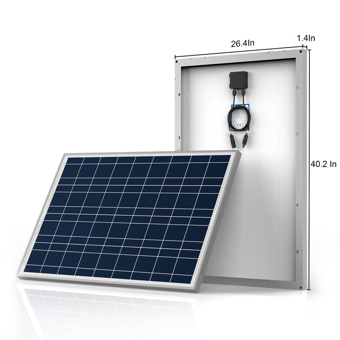 ACOPOWER 100 Watt Polycrystalline Solar Panel