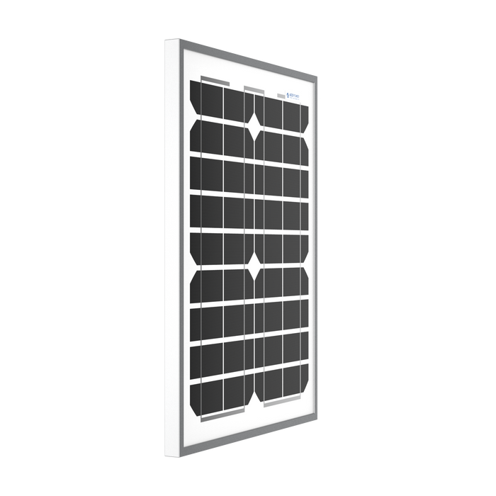 ACOPOWER 20W Monocrystalline Solar Panel For 12V Battery Charging