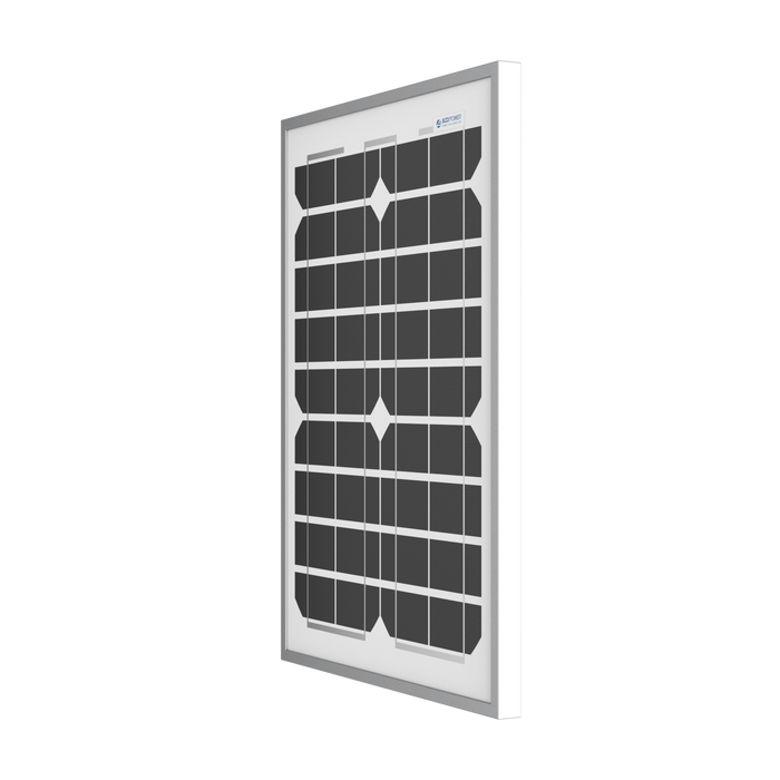 ACOPOWER 20W Monocrystalline Solar Panel For 12V Battery Charging