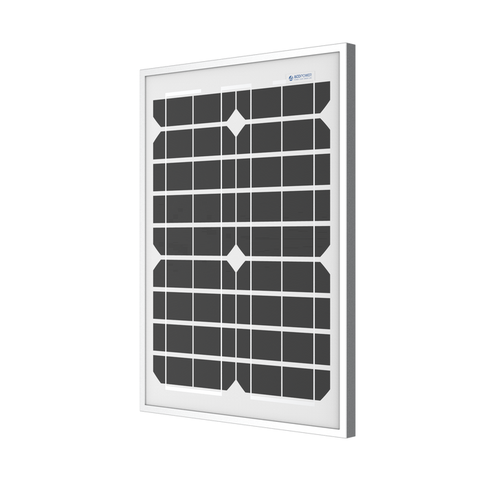 ACOPOWER 20W Monocrystalline Solar Panel For 12V Battery Charging