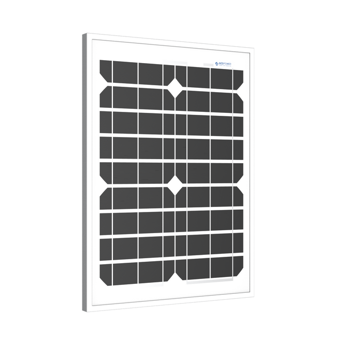 ACOPOWER 20W Monocrystalline Solar Panel For 12V Battery Charging