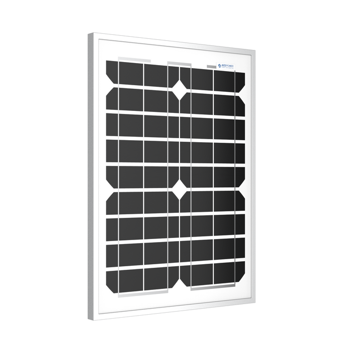 ACOPOWER 20W Monocrystalline Solar Panel For 12V Battery Charging