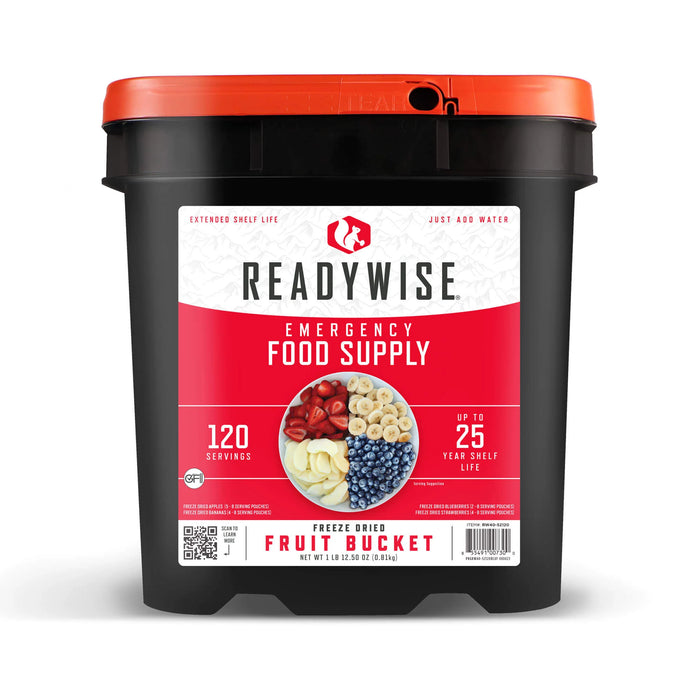 ReadyWise 120 Serving Freeze Dried Fruit Bucket (1-12 Buckets)