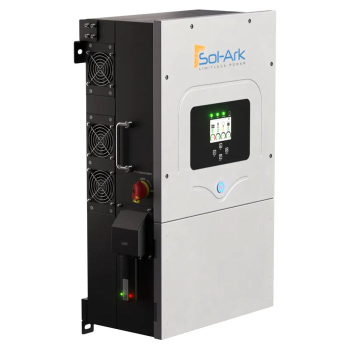 Sol-Ark 12K-2P 120/240V Pre-Wired Hybrid Inverter System