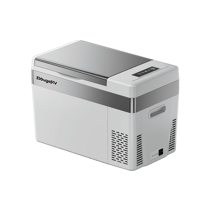 BougeRV 12V 30 Quart (28L) Portable Fridge & 30 Quart Insulated Protective Cover