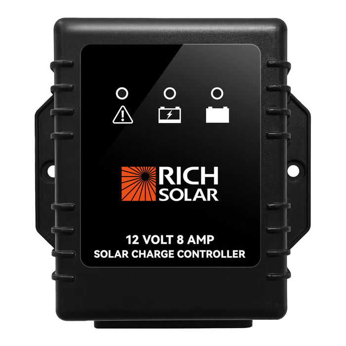 Rich Solar 8 Amp PWM Waterproof Solar Charge Controller