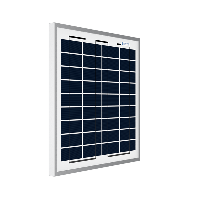 ACOPOWER 15W Polycrystalline Solar Panel For 12 Volt Battery Charging