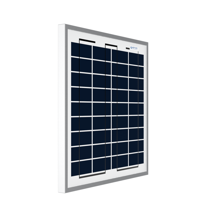 ACOPOWER 15W Polycrystalline Solar Panel For 12 Volt Battery Charging