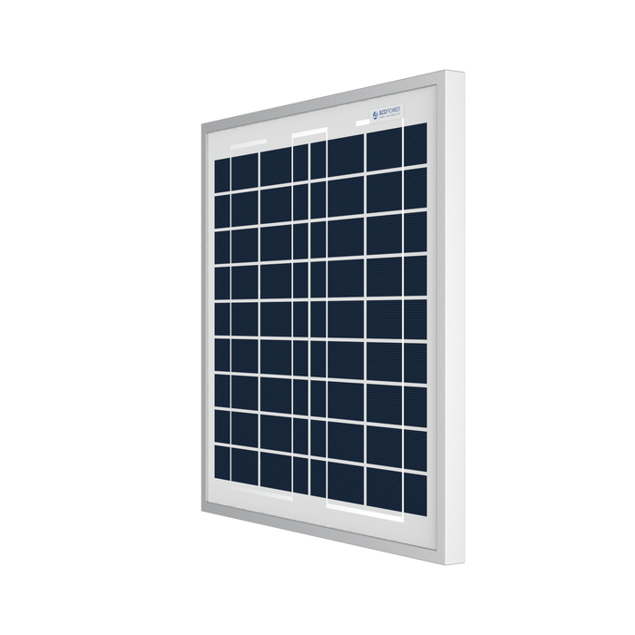 ACOPOWER 15W Polycrystalline Solar Panel For 12 Volt Battery Charging