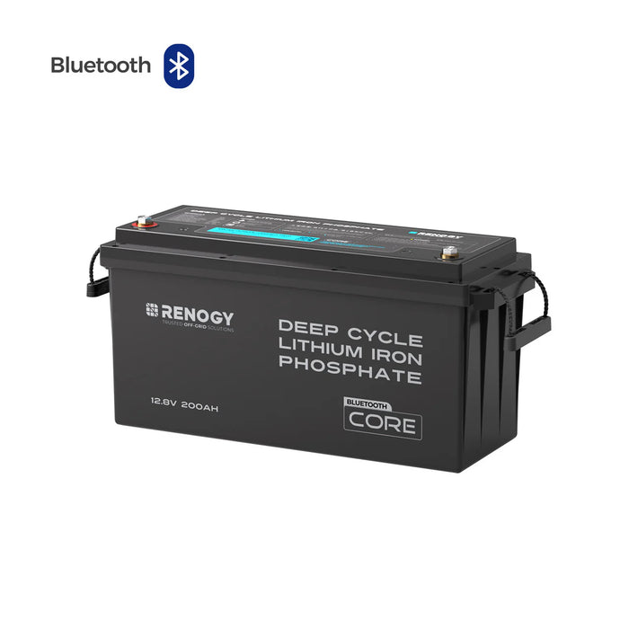 Renogy Core 12V 200Ah Deep Cycle Lithium Iron Phosphate Battery with Bluetooth