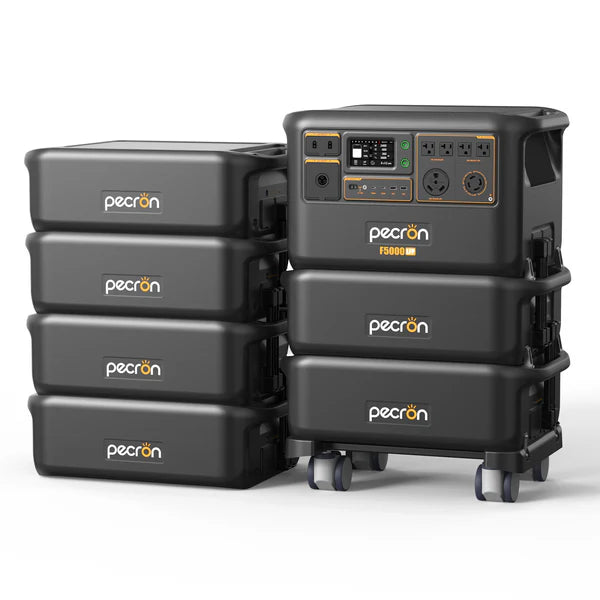 Pecron F5000LFP 7200W 5120Wh 120V/240V Portable Power Station