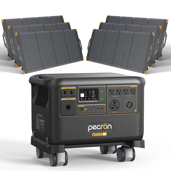 Pecron F5000LFP 7200W 5120Wh 120V/240V Portable Power Station