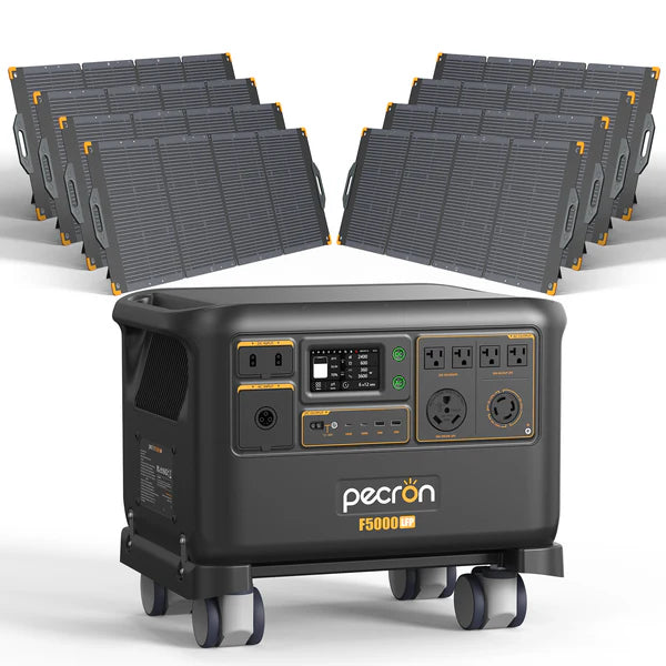 Pecron F5000LFP 7200W 5120Wh 120V/240V Portable Power Station