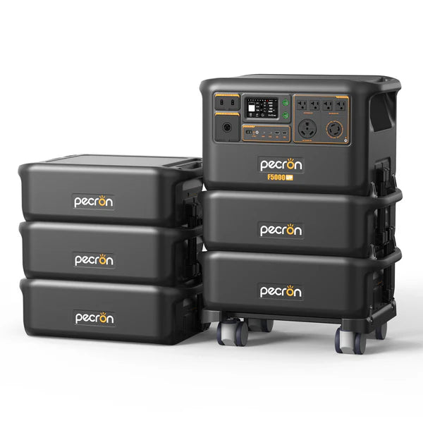 Pecron F5000LFP 7200W 5120Wh 120V/240V Portable Power Station
