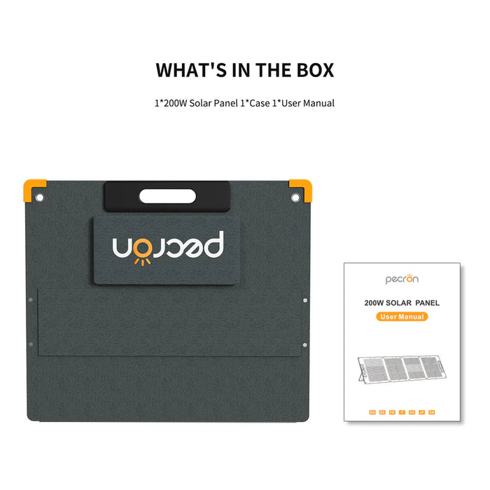 Pecron PV200 200W Monocrystalline Portable Solar Panel
