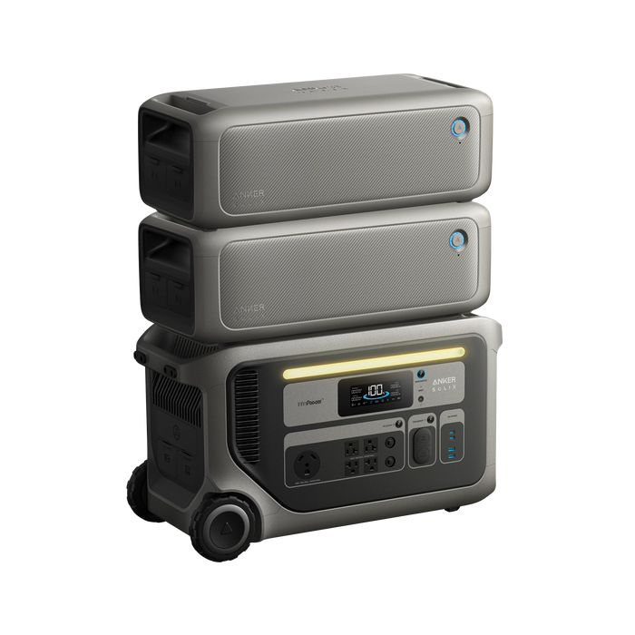 Anker SOLIX F3000 Solar Generator + Expansion Batteries