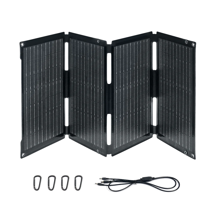 BougeRV 50W Fiberglass Flexible Portable Solar Panel With JuiceGo Power