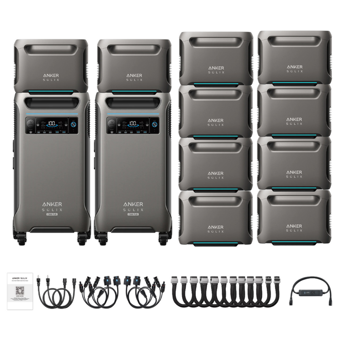 [Double Kit] Anker SOLIX F3800 Plus + Expansion Batteries