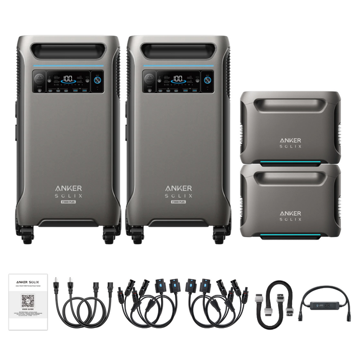 [Double Kit] Anker SOLIX F3800 Plus + Expansion Batteries