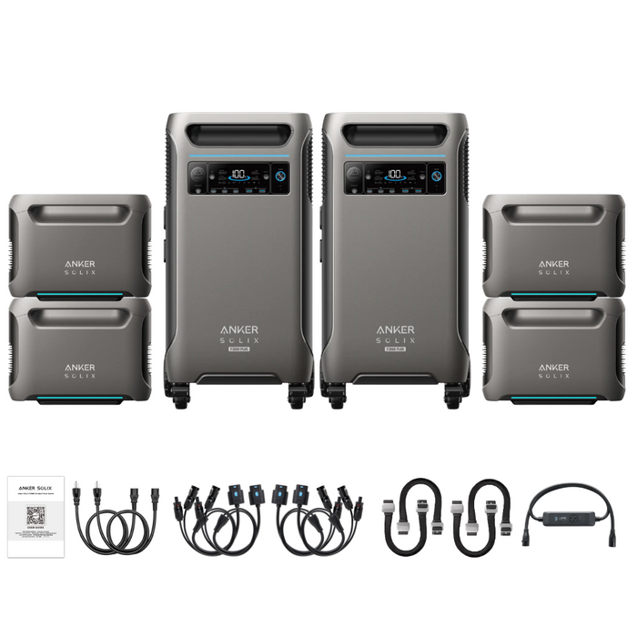 [Double Kit] Anker SOLIX F3800 Plus + Expansion Batteries
