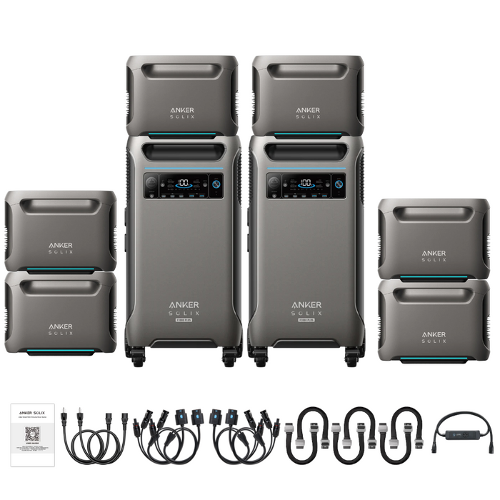[Double Kit] Anker SOLIX F3800 Plus + Expansion Batteries