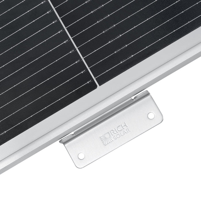 Rich Solar MEGA 200 12V 200W Solar Panel With 2" Brackets