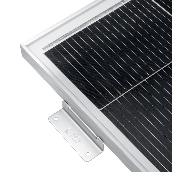 Rich Solar MEGA 200 12V 200W Solar Panel With 2" Brackets