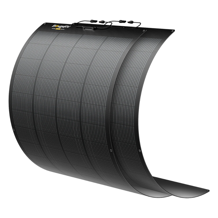 BougeRV Arch Pro 12V/24V 200W N-Type TOPCon Flexible Solar Panel