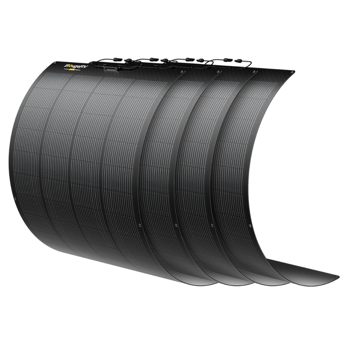 BougeRV Arch Pro 12V/24V 200W N-Type TOPCon Flexible Solar Panel
