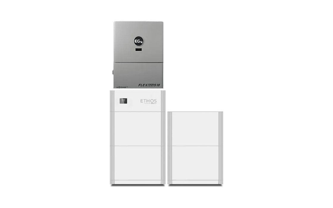 BigBattery ETHOS 48V LifePO4 Batteries + EG4 FlexBOSS18 13kW 48V Hybrid Solar Inverter - Off Grid Stores