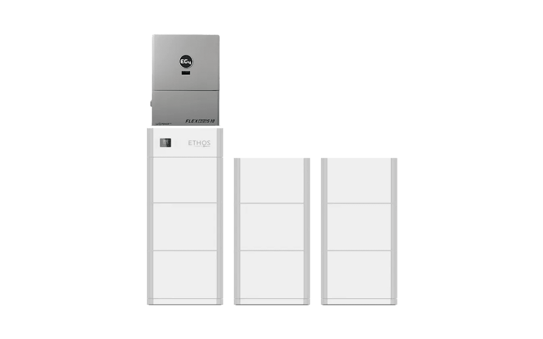 BigBattery ETHOS 48V LifePO4 Batteries + EG4 FlexBOSS18 13kW 48V Hybrid Solar Inverter - Off Grid Stores