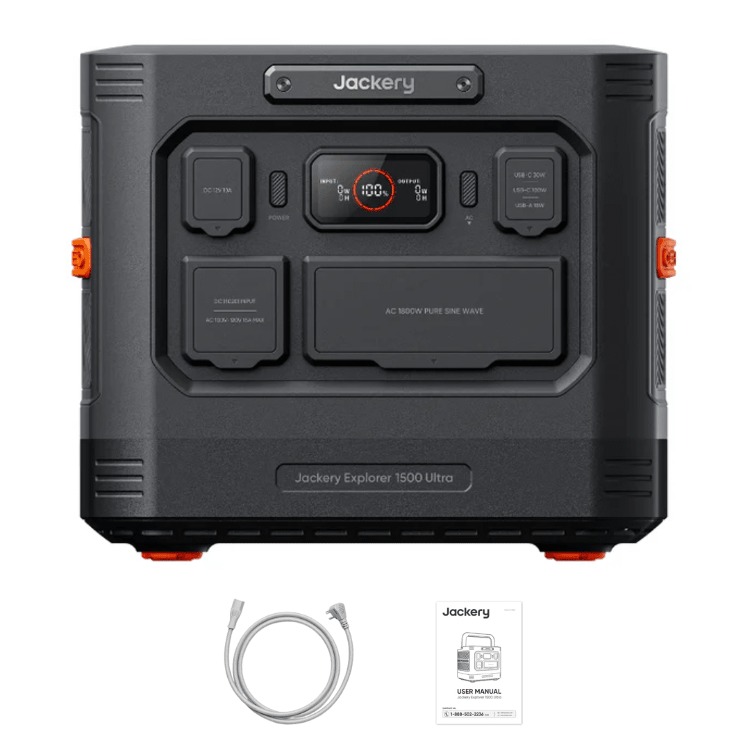 Jackery Explorer 1500 Ultra Solar Generator & Kits