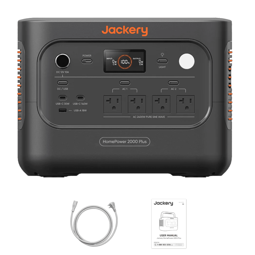 Jackery HomePower 2000 Plus V2 Solar Generator & Kits