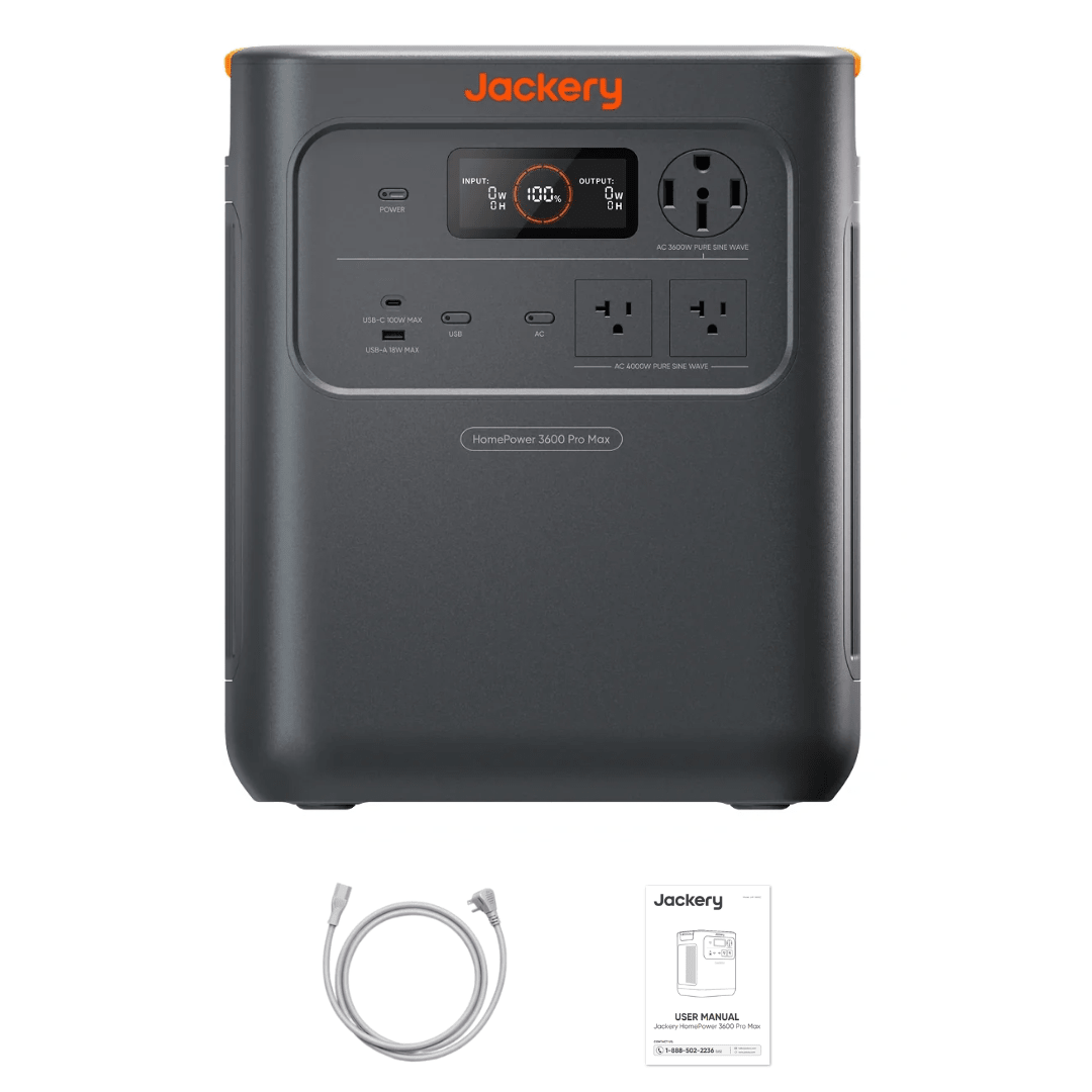 Jackery HomePower 3600 Pro Max Solar Generator & Kits